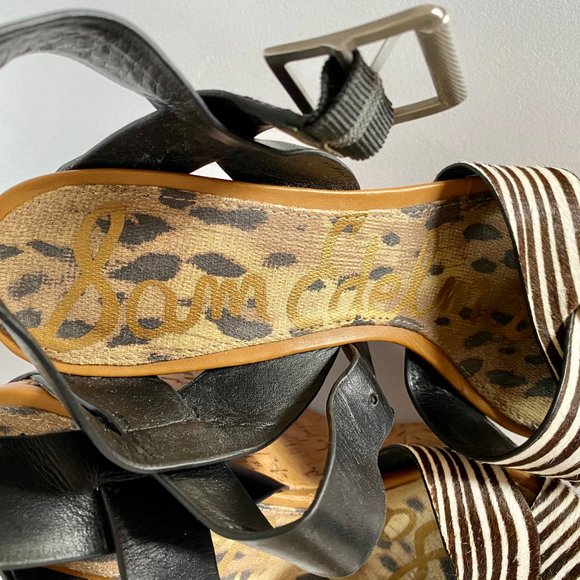 Sam Edelman Wedge with Brown Zebra Stripe - Picture 5 of 5